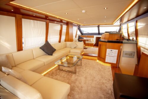 70 feet luxurious yacht for rental in Dubai marina