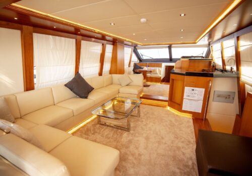 70 feet luxurious yacht for rental in Dubai marina
