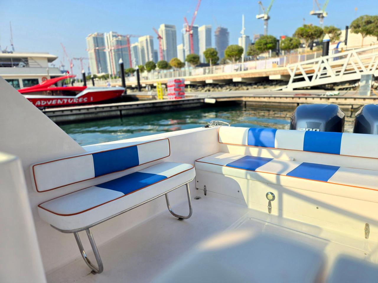 31 feet fishing boat for rental in Dubai