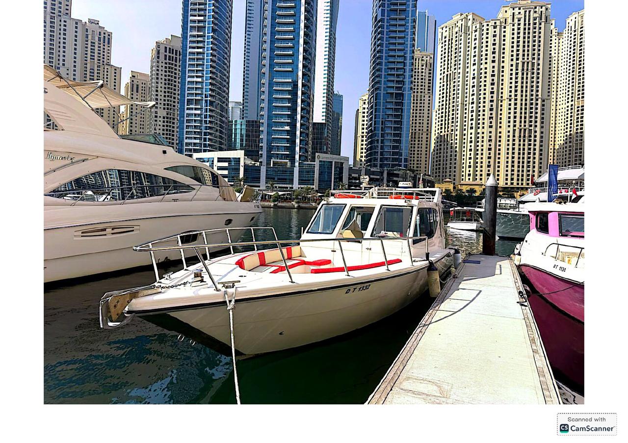 42 feet boat for rental in Dubai