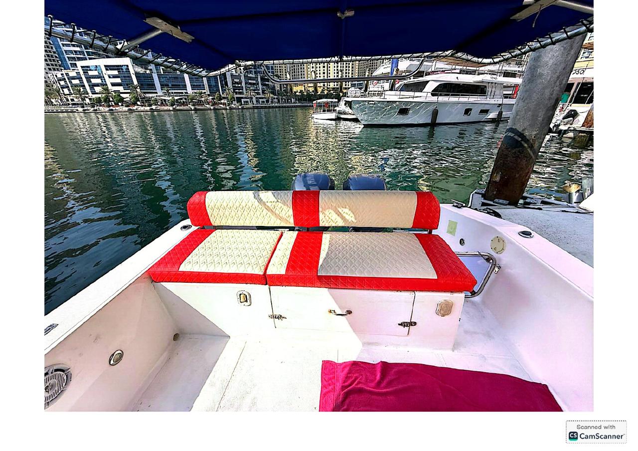 42 feet boat for rental in Dubai