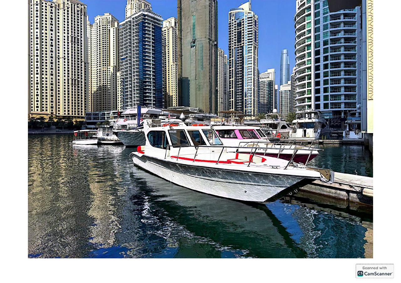 42 feet boat for rental in Dubai